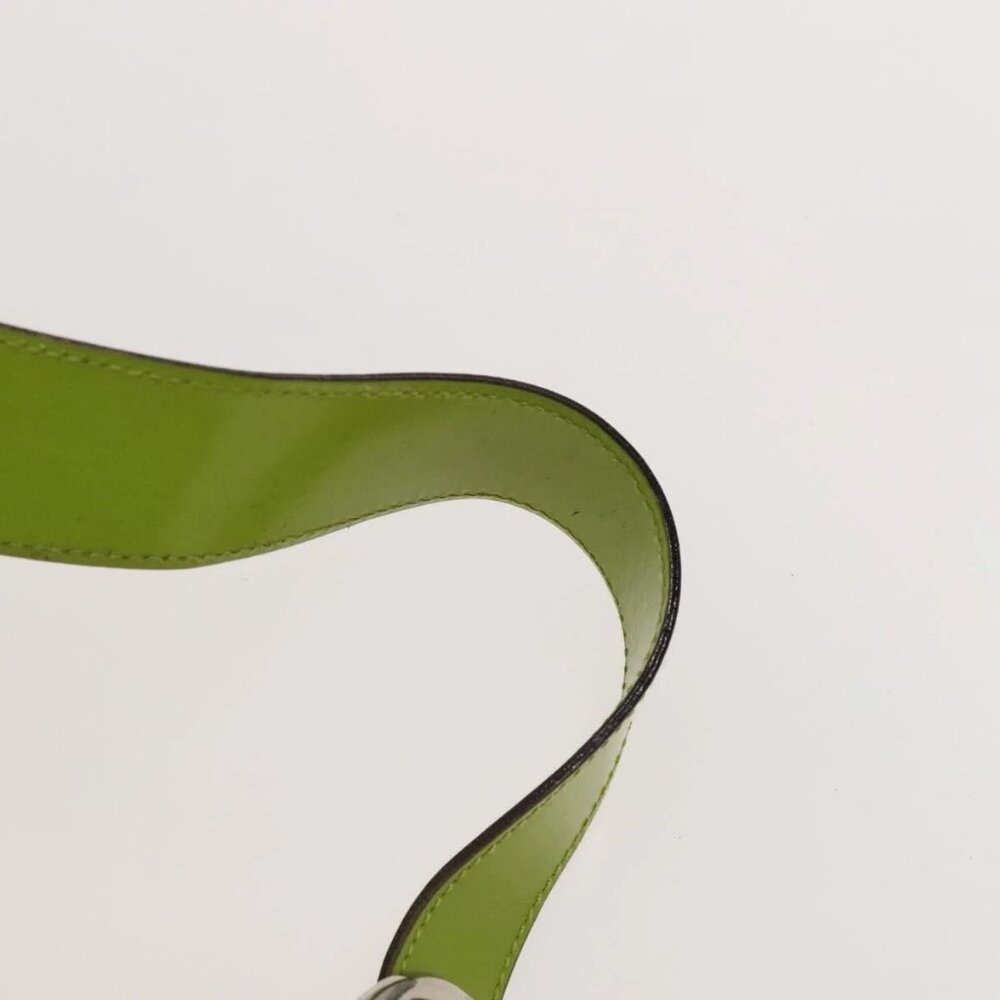 GUCCI Bamboo Body Bag Patent leather Green - Picture 10 of 16